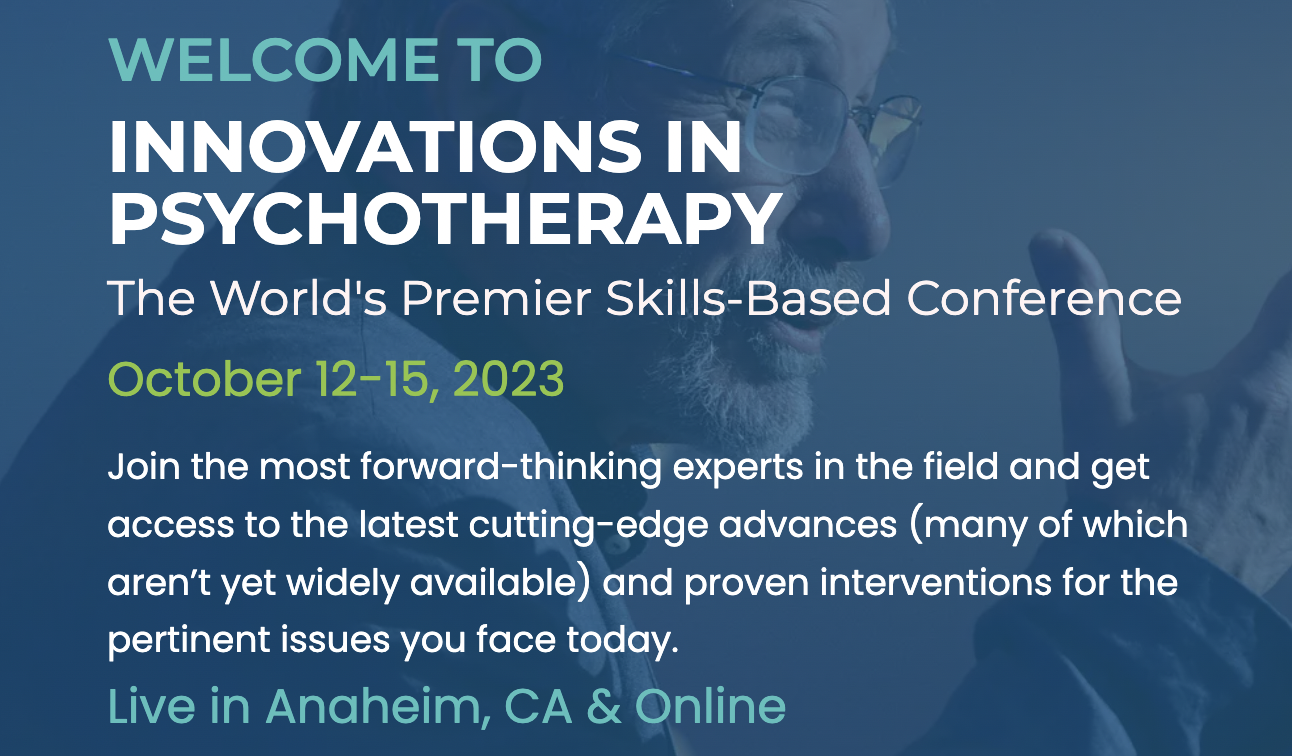 Innovations in Psychotherapy Conference 2023
